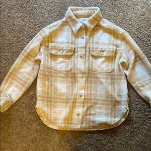 Plaid Button-Up Shirt